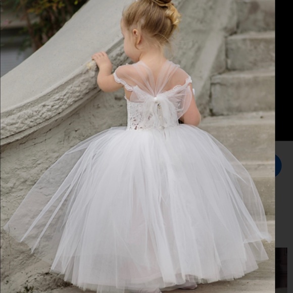 Dollcake White Tulle Full Dress Sz 6 - Picture 3 of 4